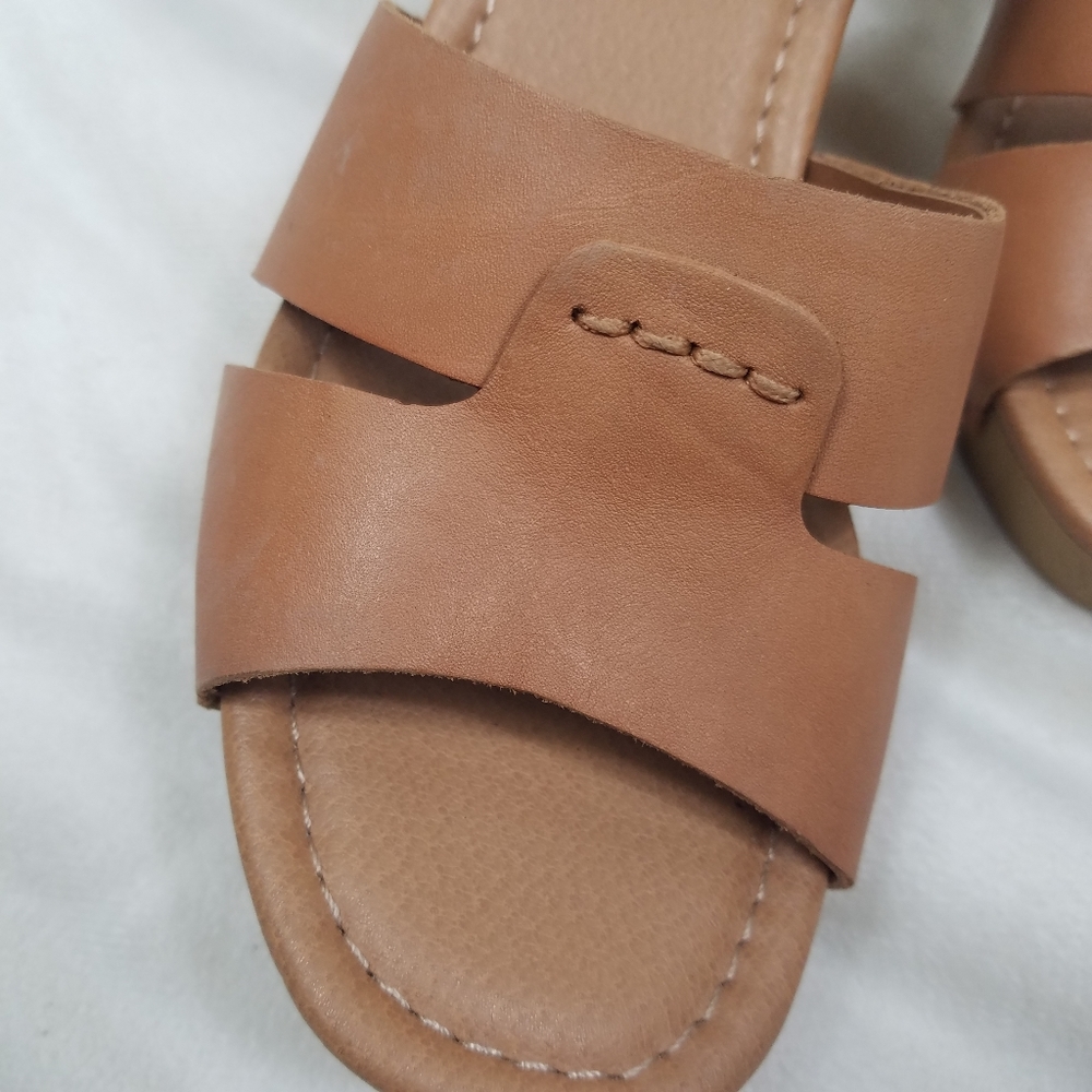 Treasure and Bond Brown Leather Sandals Size 9 - Picture 5 of 6